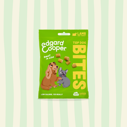 Dog Bites snack cordero y pavo para perros 50g