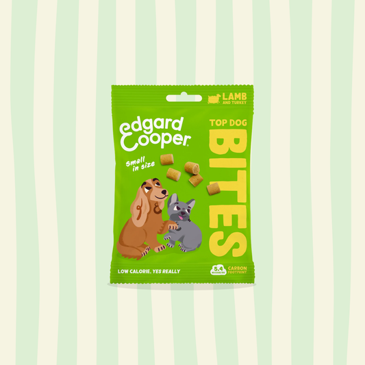 Dog Bites snack cordero y pavo para perros 50g