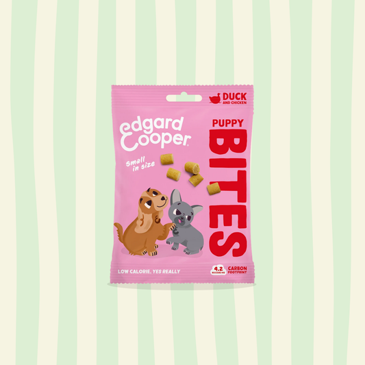 Dog Bites snack pato y pollo para cachorros 50g