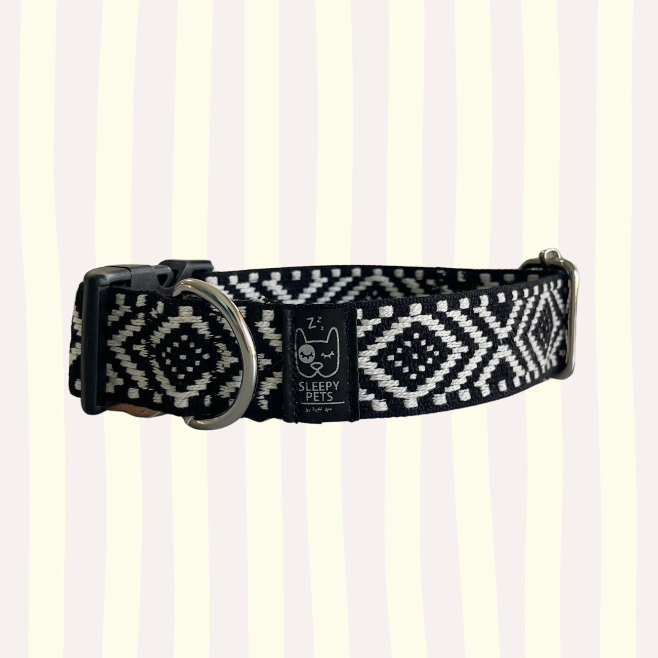 Collar étnico negro ancho 3cm