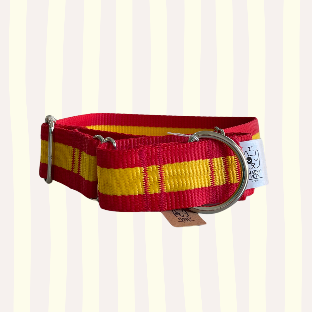 Collar martingale bandera de españa ancho 4cm