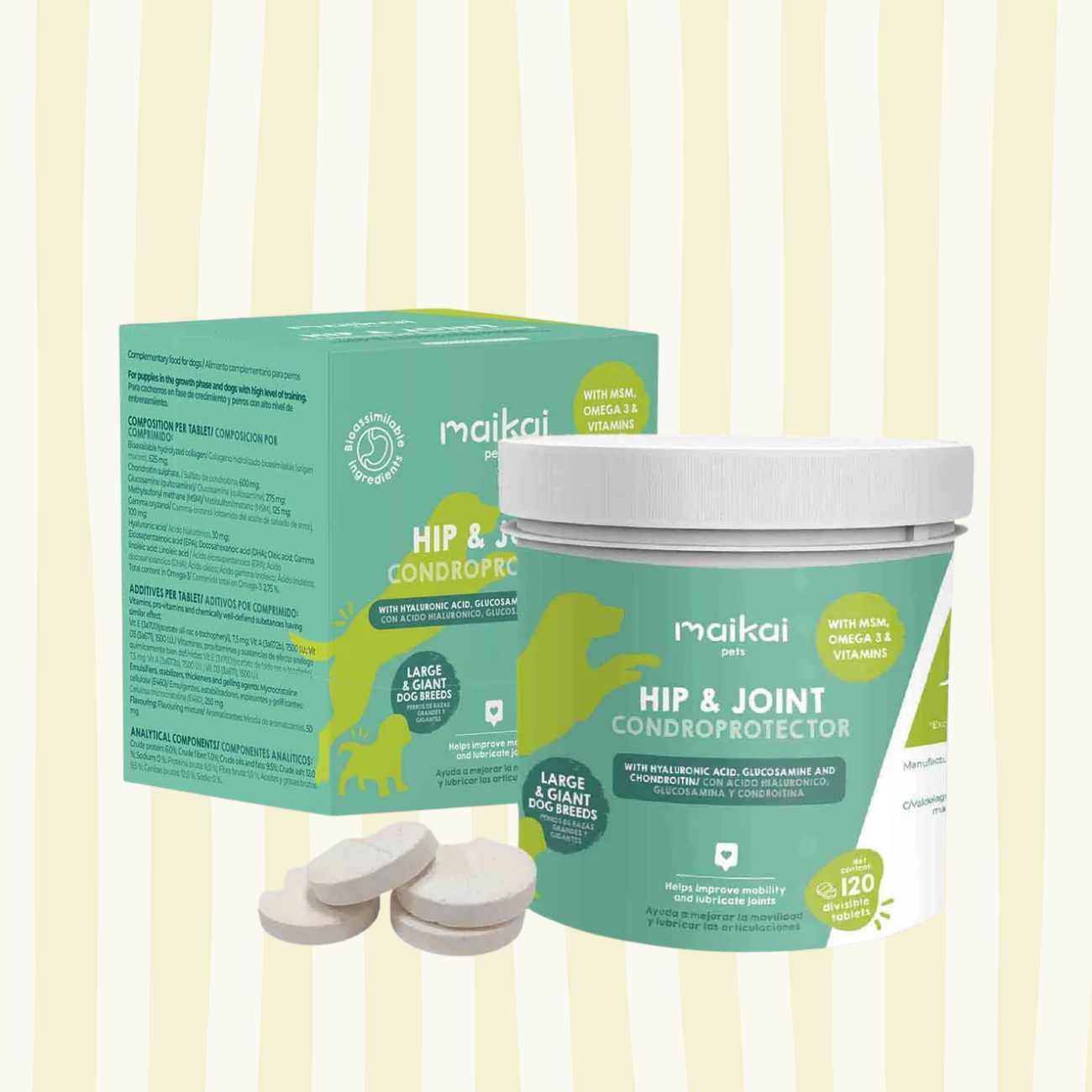 Condroprotector HIP & JOINT 120 uds