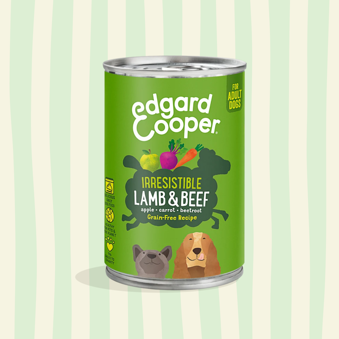 Lata húmeda Edgard & Cooper 400gr (varios sabores)