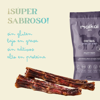 Rabo de toro deshidratados 10 uds