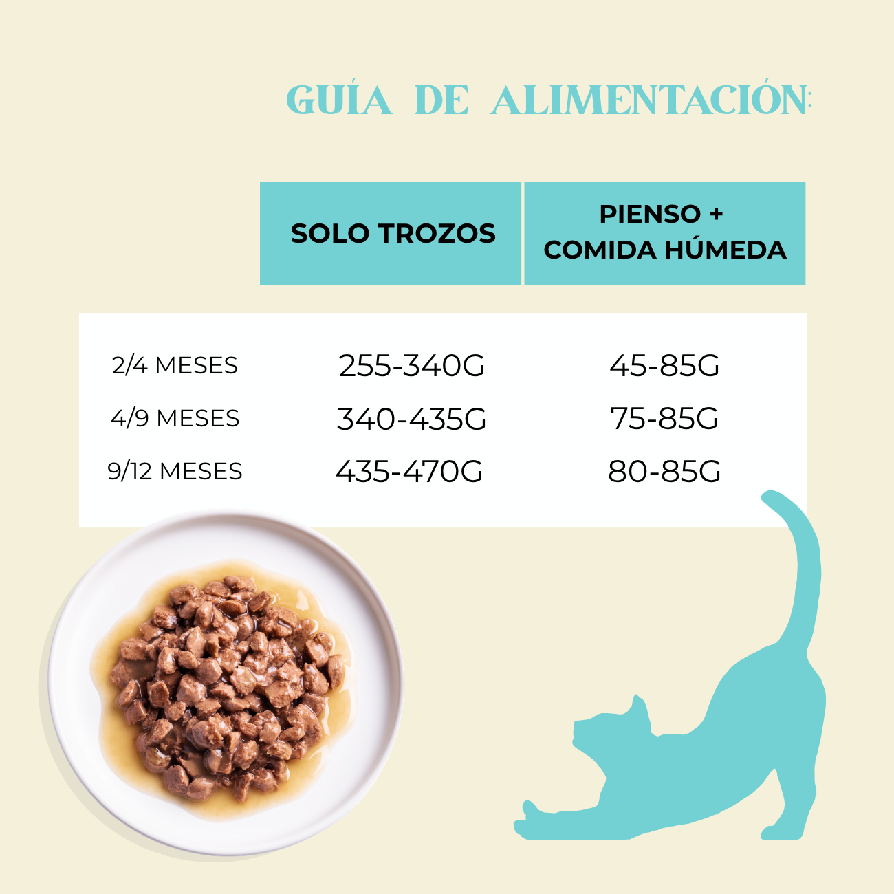 Comida completa bacalao y pollo en salsa 85g