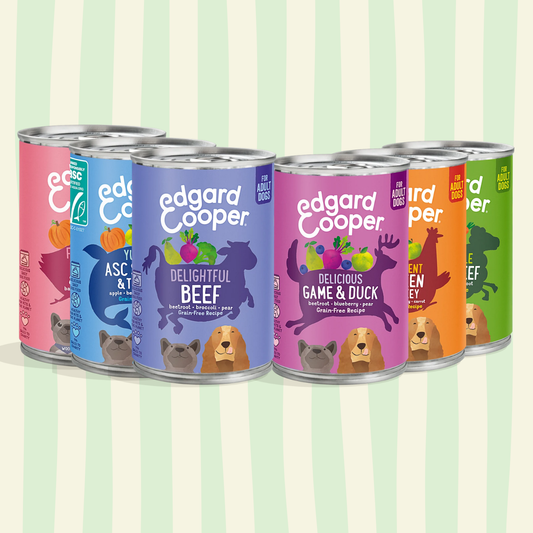 Lata húmeda Edgard & Cooper 400gr (varios sabores)