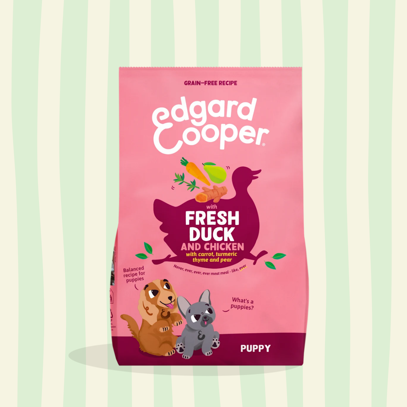 Pienso puppy pato y pollo fresco 1kg