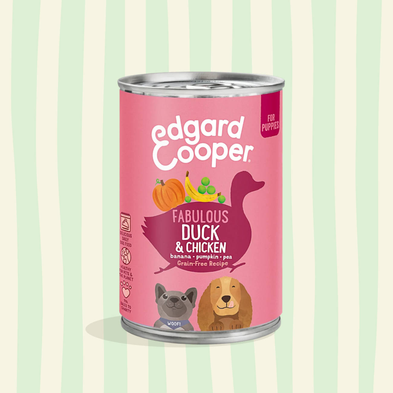 Lata húmeda Edgard & Cooper 400gr (varios sabores)