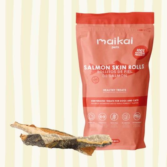 Rollitos de piel de salmón 8 uds