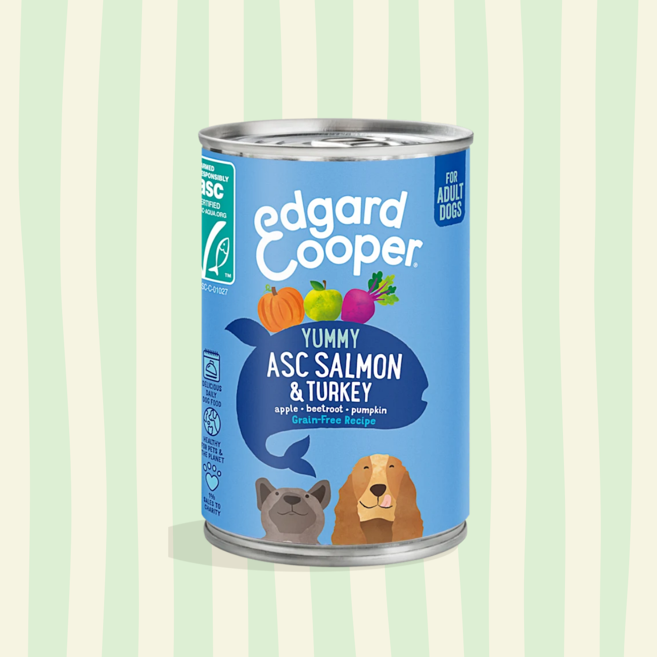 Lata húmeda Edgard & Cooper 400gr (varios sabores)