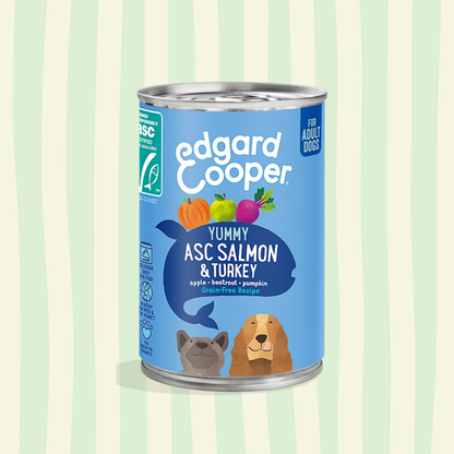 Lata húmeda Edgard & Cooper 400gr (varios sabores)
