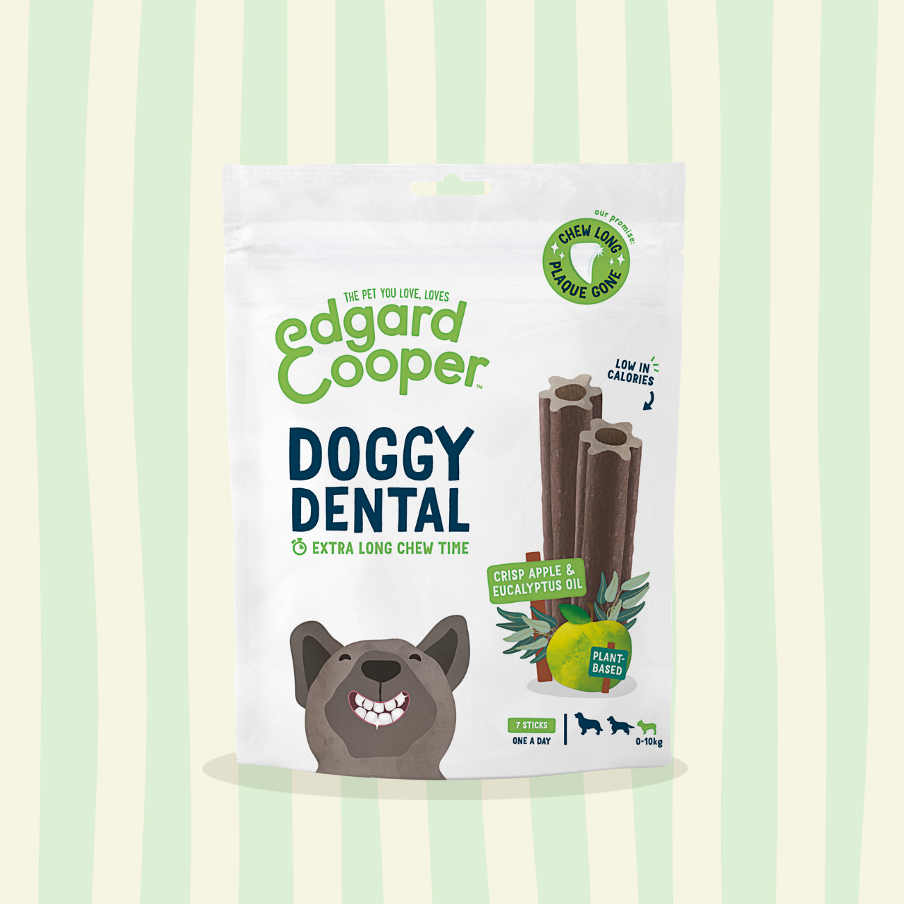 Snack doggy dental manzana y eucalipto 7x240g