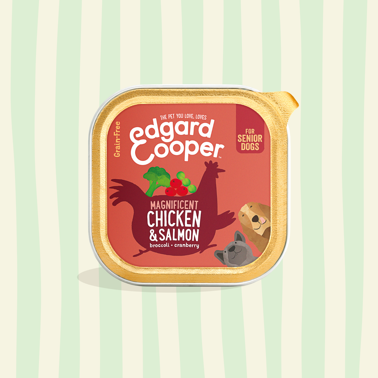 Tarrina húmeda Edgard & Cooper 150gr (varios sabores)