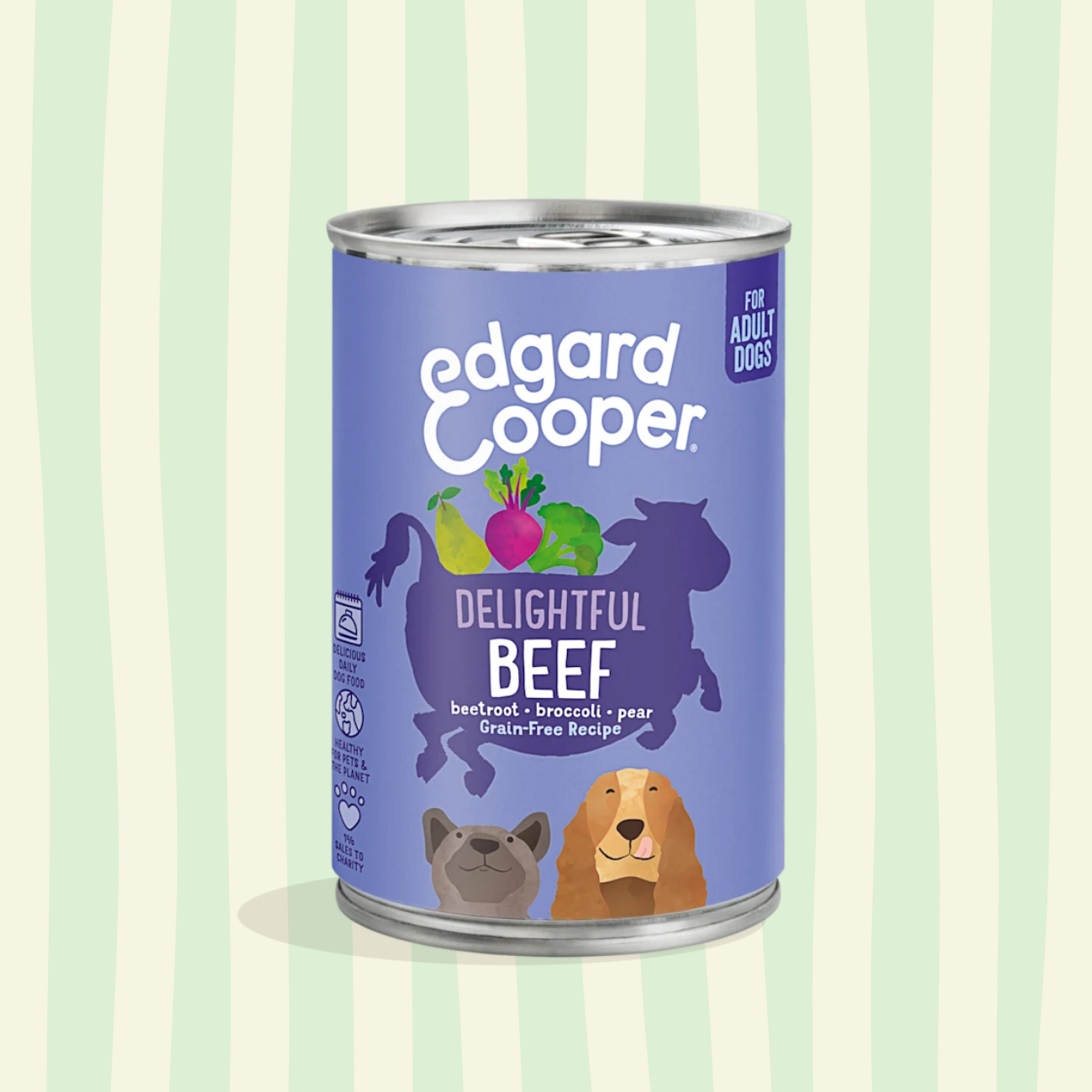 Lata húmeda Edgard & Cooper 400gr (varios sabores)