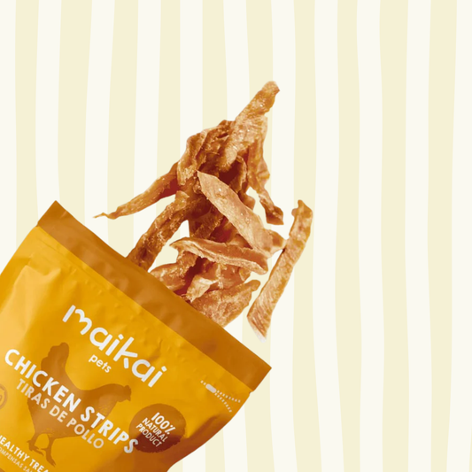 Tiras de pollo deshidratado 100g